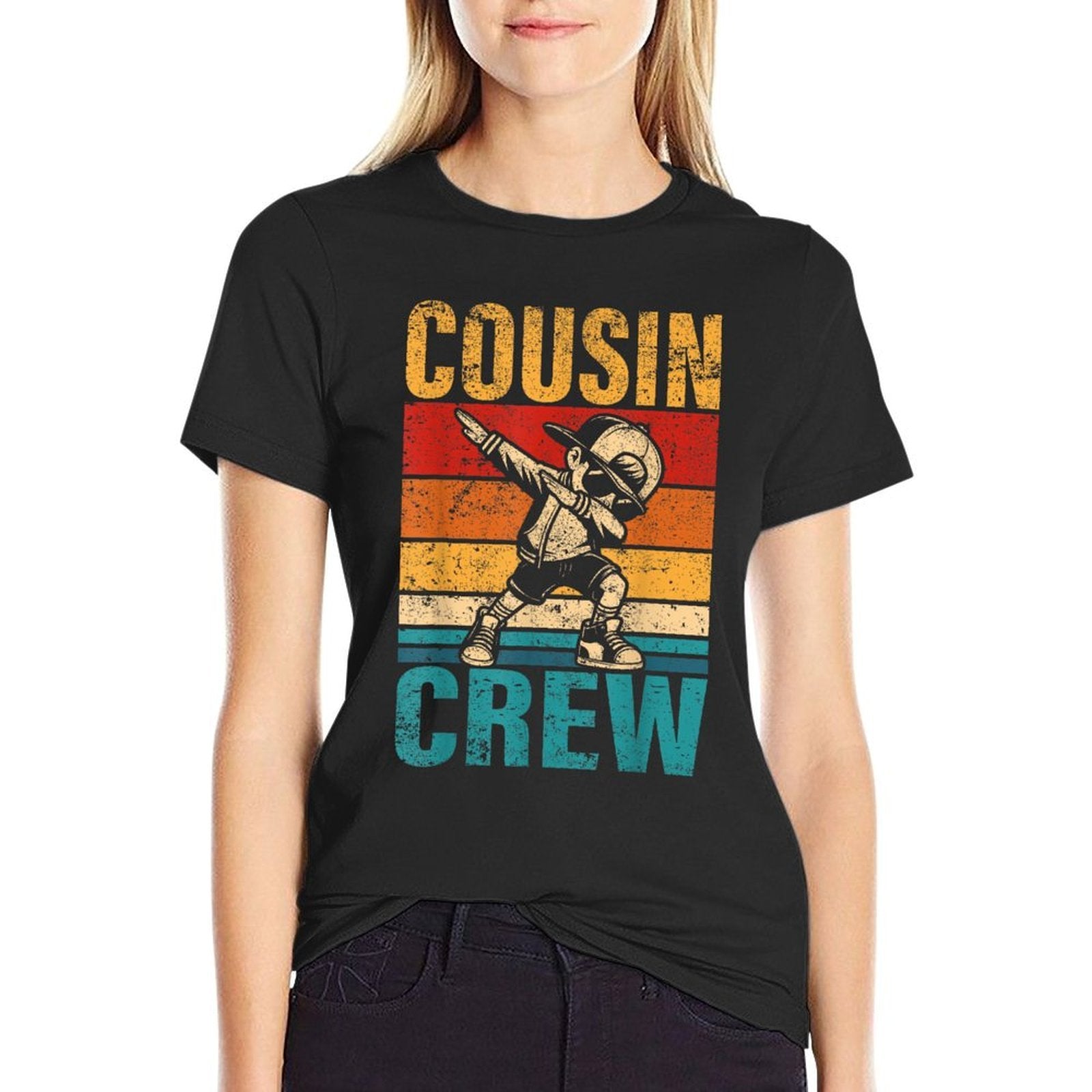 Cousin Crew Dabbing Boy Squad Cousin Family Matching  Lightweight T-Shirt