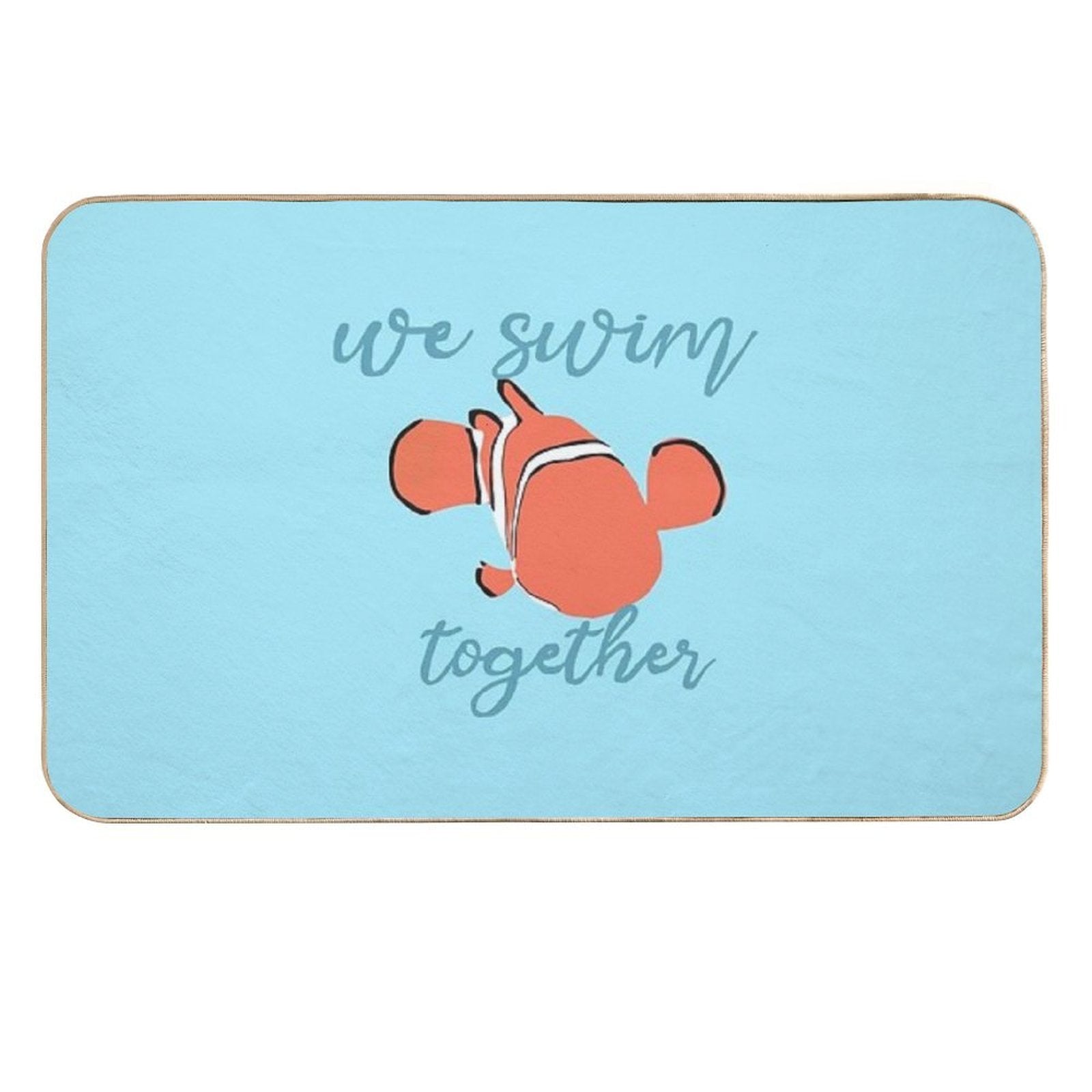 Just Keep Swimming  Absorbent Bath Mat
