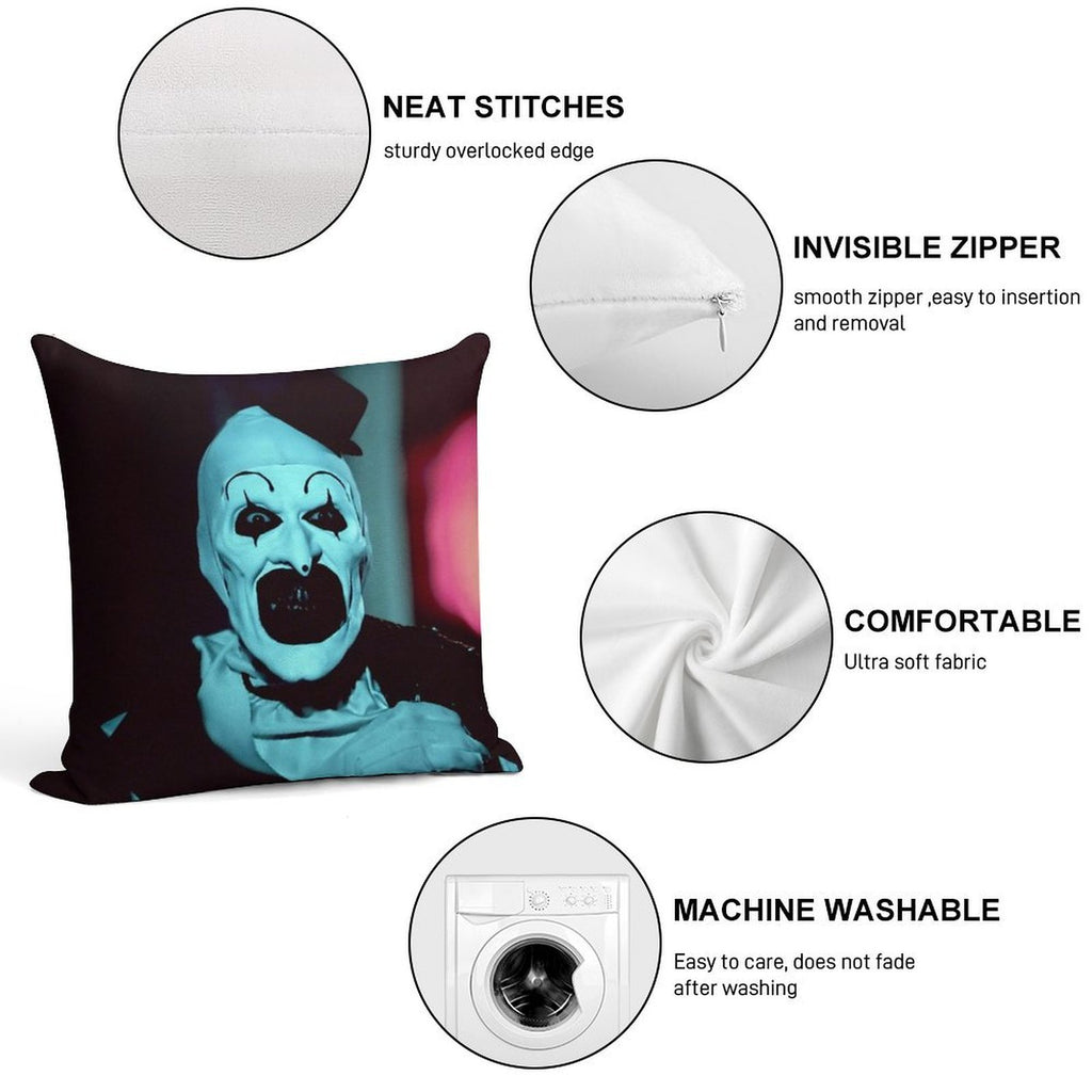 Terrifier Soft Multiple Sizes Throw Pillow