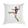 Nick Daicos Soft Reinforced Edging Throw Pillow