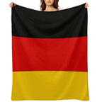 Germany Weltmeisterschaft Fahne Duvet - Deutschland Flag Tagesdecke Shrink-resistant Throw Blanket