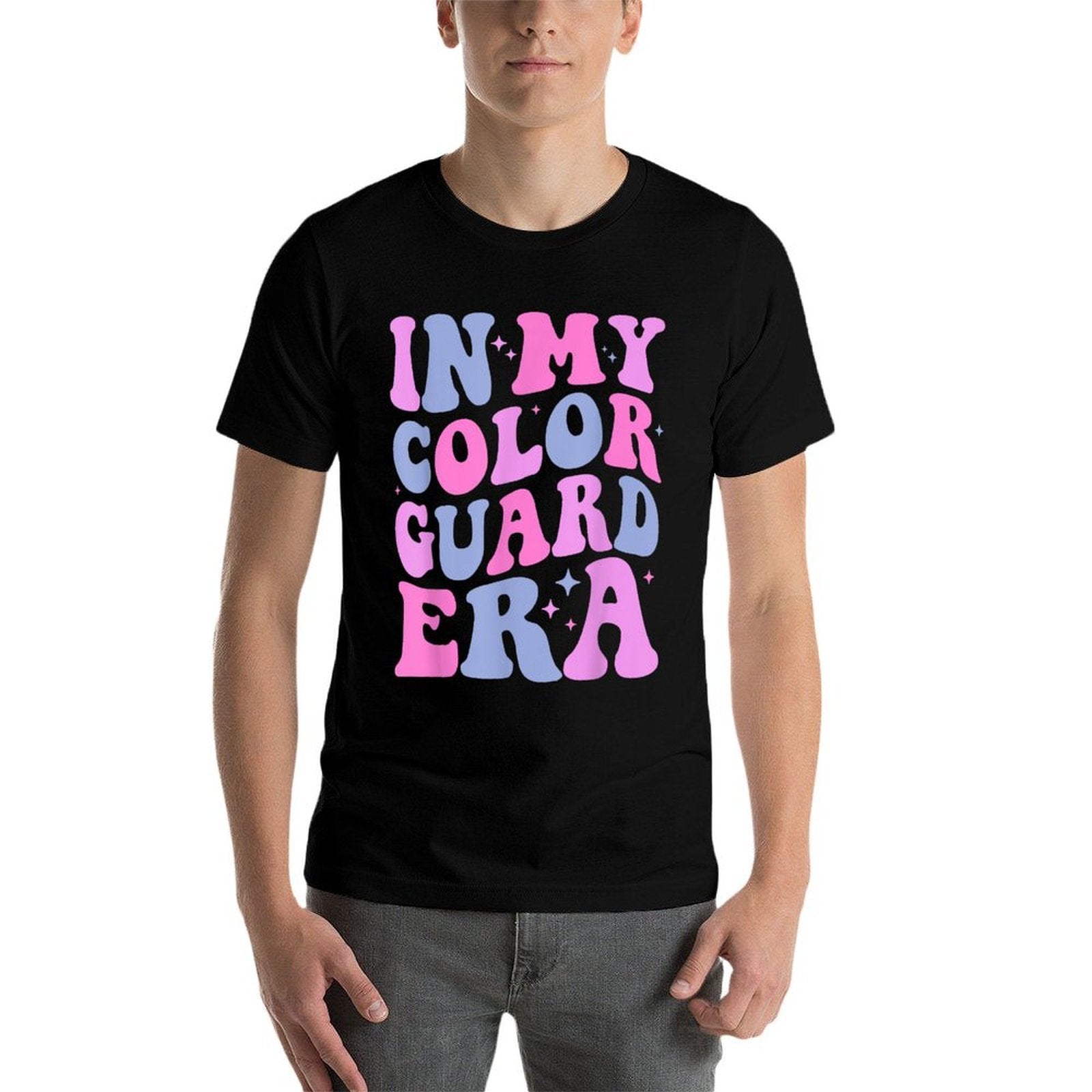 In My Color Guard Era Birthday Color Guard Senior Mom Dad  Slim-fit Cut T-Shirt