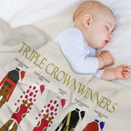 Horse Racing Triple Crown Winners 1919-2018 Quick-dry Throw Blanket