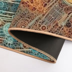 Solar Nervous System  Stain-Proof Bath Mat