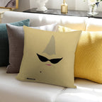 Monsters Inc Roz Minimalist Soft Fade-Resistant Throw Pillow