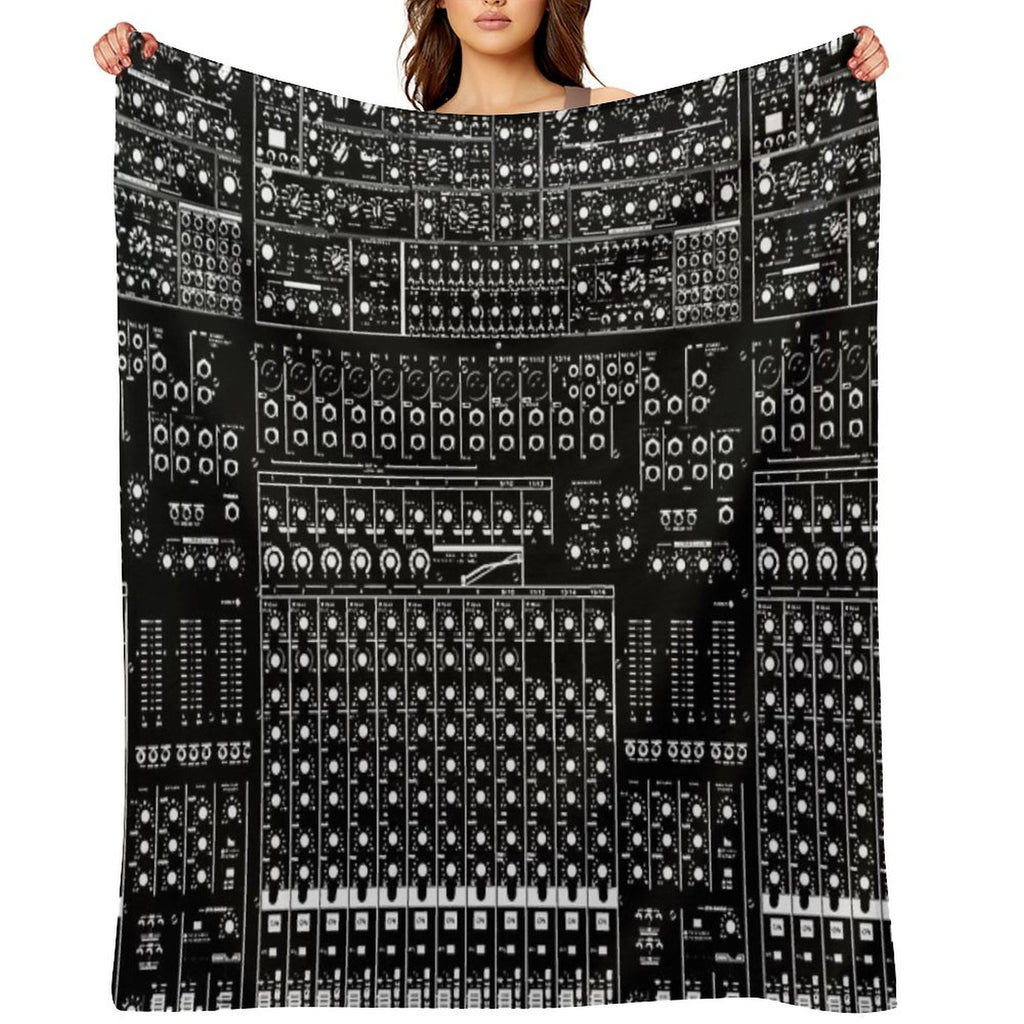 Music Producer Audio Engineer Recording Studio DJ Sound Guy Velvety-soft Throw Blanket
