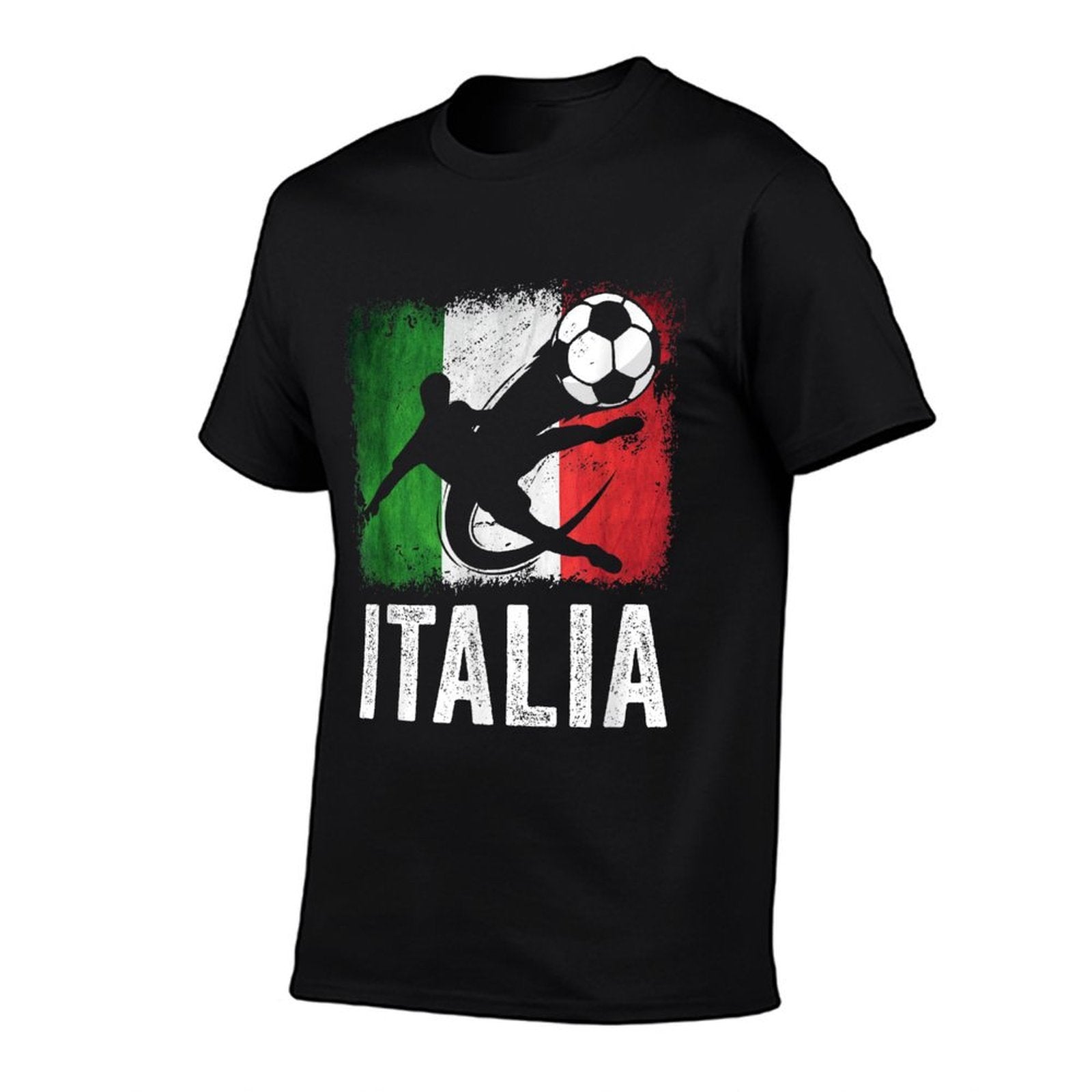 Italy Soccer Football Fan Jersey  Trendy Pattern T-Shirt