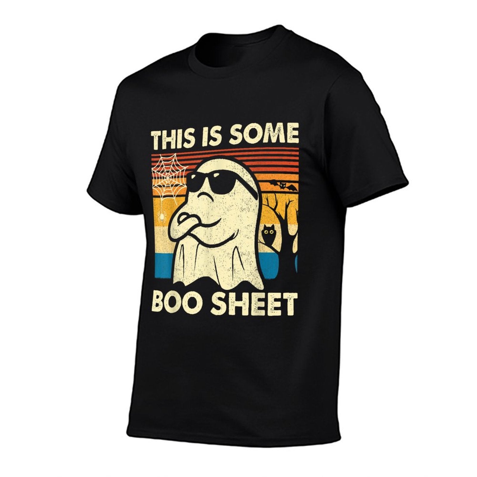 This Is Some Boo Sheet Ghost Retro Funny Halloween Men Women  Affordable Price T-Shirt