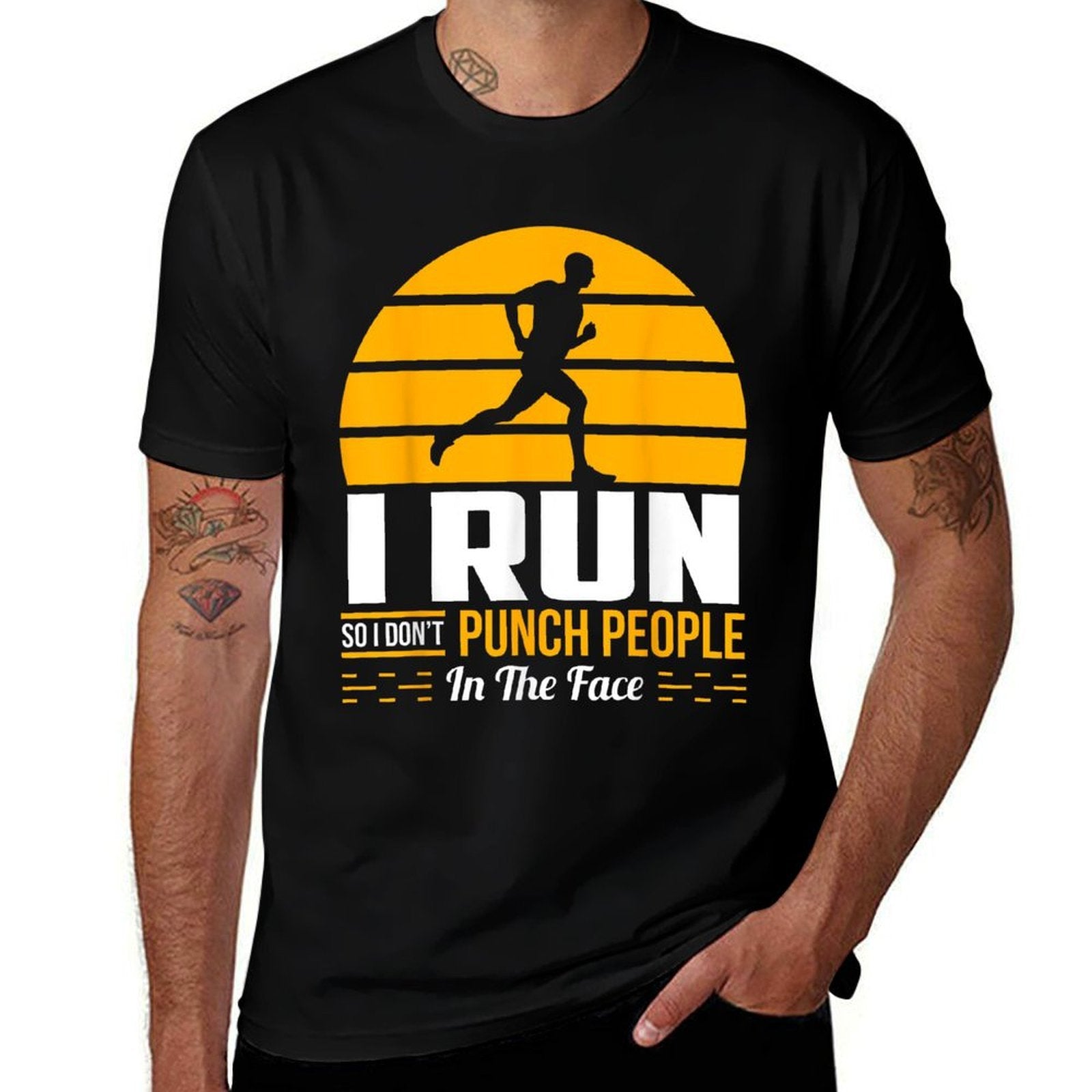 Runner Gift Funny Running Marathon Sport Sarcastic Gift  Classic T-Shirt