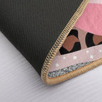 Aesthetic Pink  Dirt-Trapping Bath Mat