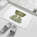 No Kings, Just Emotional Support Frogs – Funny Cute Frog Design  Long-Lasting Bath Mat