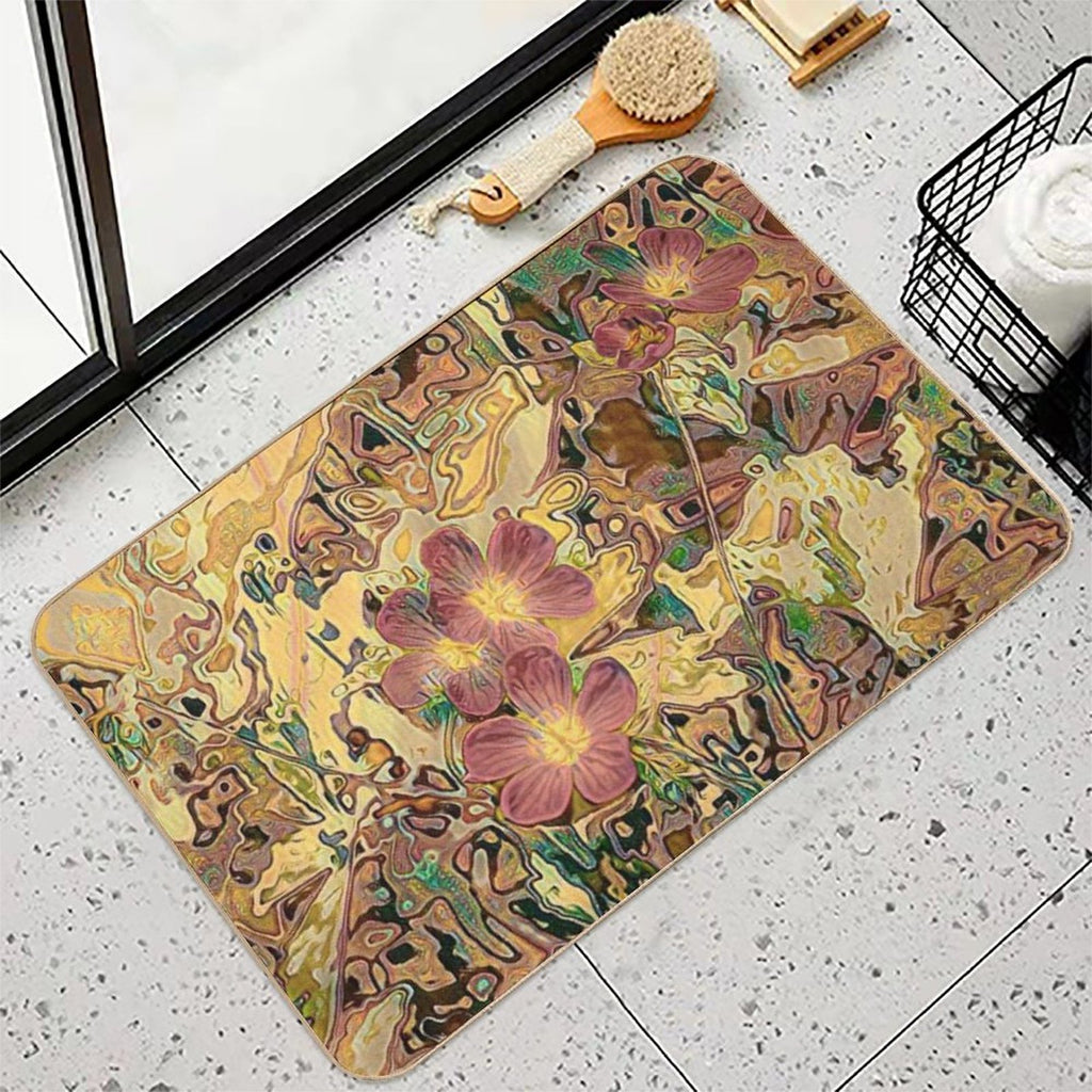 Dreaming A Mayan Menagerie  Versatile Bath Mat