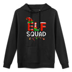 Elf Family Christmas Matching Pajamas Men Women Elf Squad Colorfast Hoodie