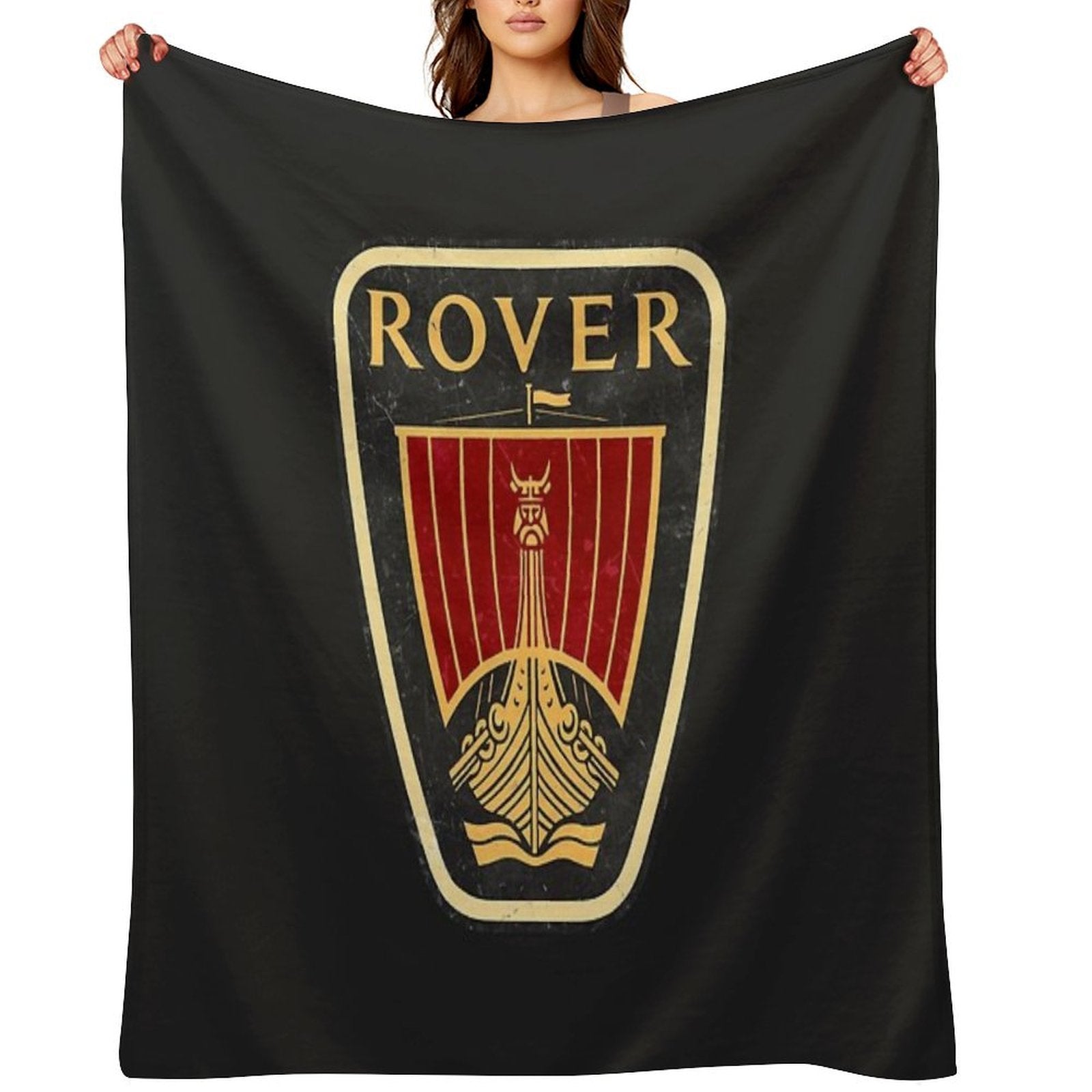 Rover Vintage Car British Lightweight Throw Blanket