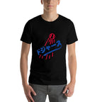 Japanese Baseball Baseball Player Funny  Easy-care T-Shirt