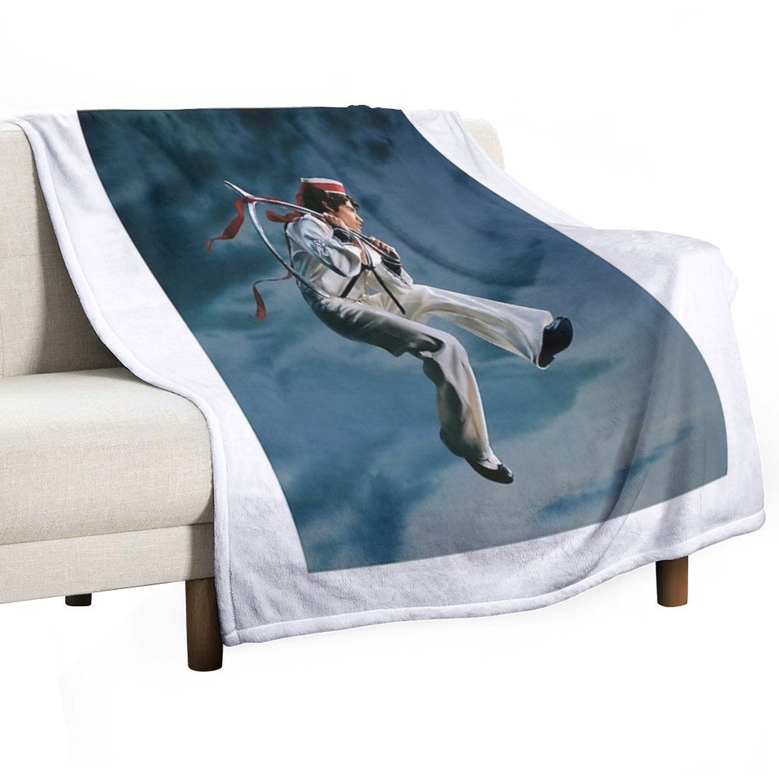 Wishbone Wrinkle-free Throw Blanket