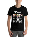 Proud Mom Of A Future Dentist  Oversized Silhouette T-Shirt