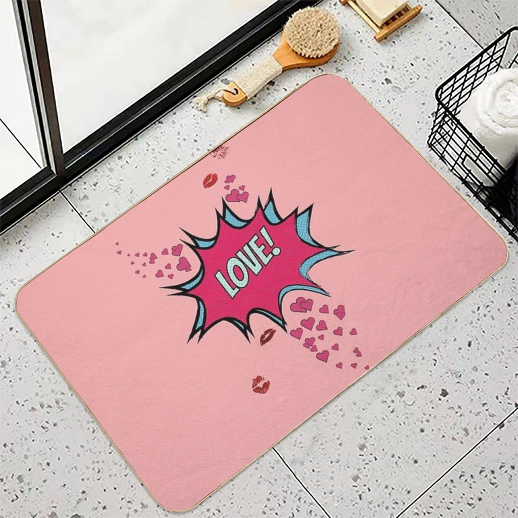 Love!  Easy To Clean Bath Mat