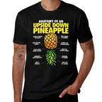 Funny Anatomy of An Upside Down Pineapple Swinger Lifestyle  Polyester Blend T-Shirt