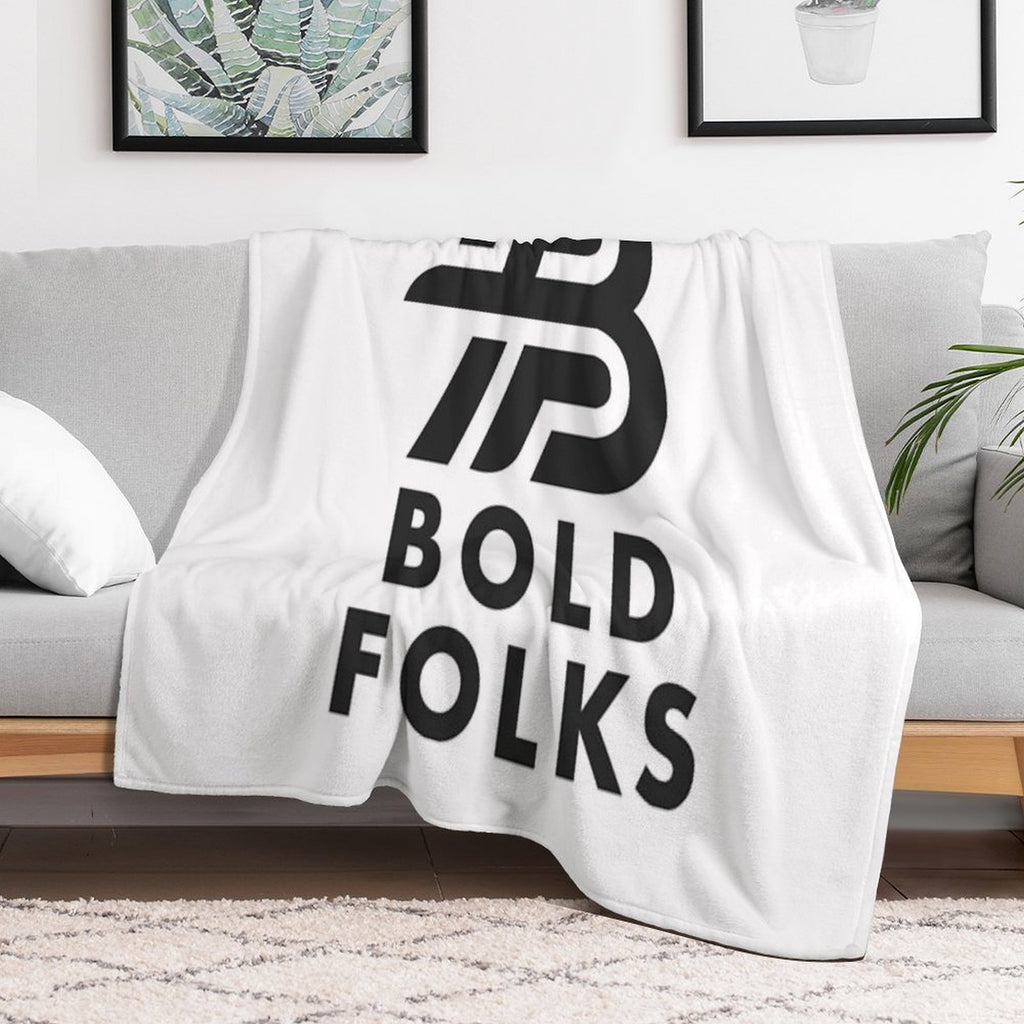 Bold Folks Signature Travel-friendly Throw Blanket