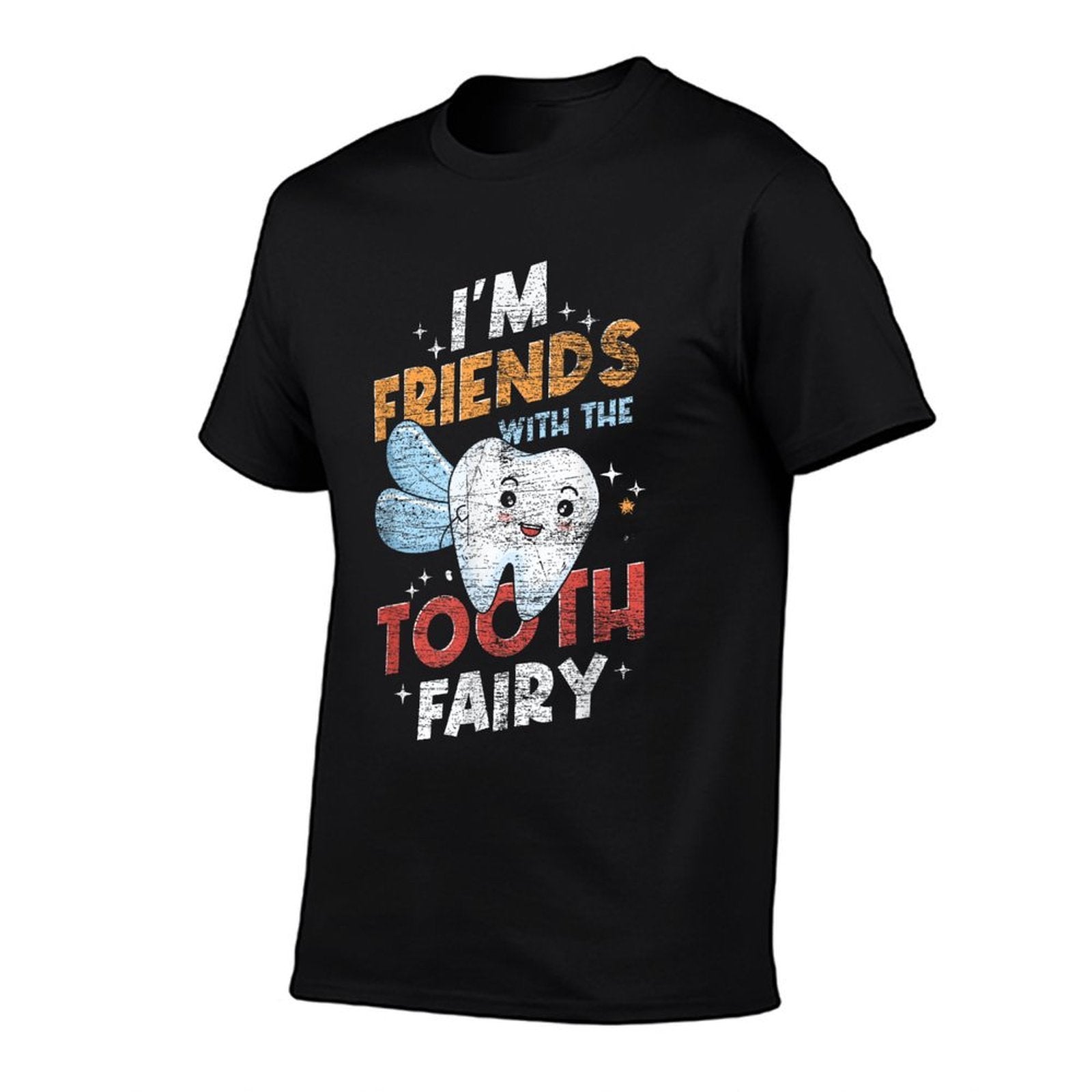 Im Friends With The Tooth Fairy Funny Dental Assistant  Oversized Silhouette T-Shirt