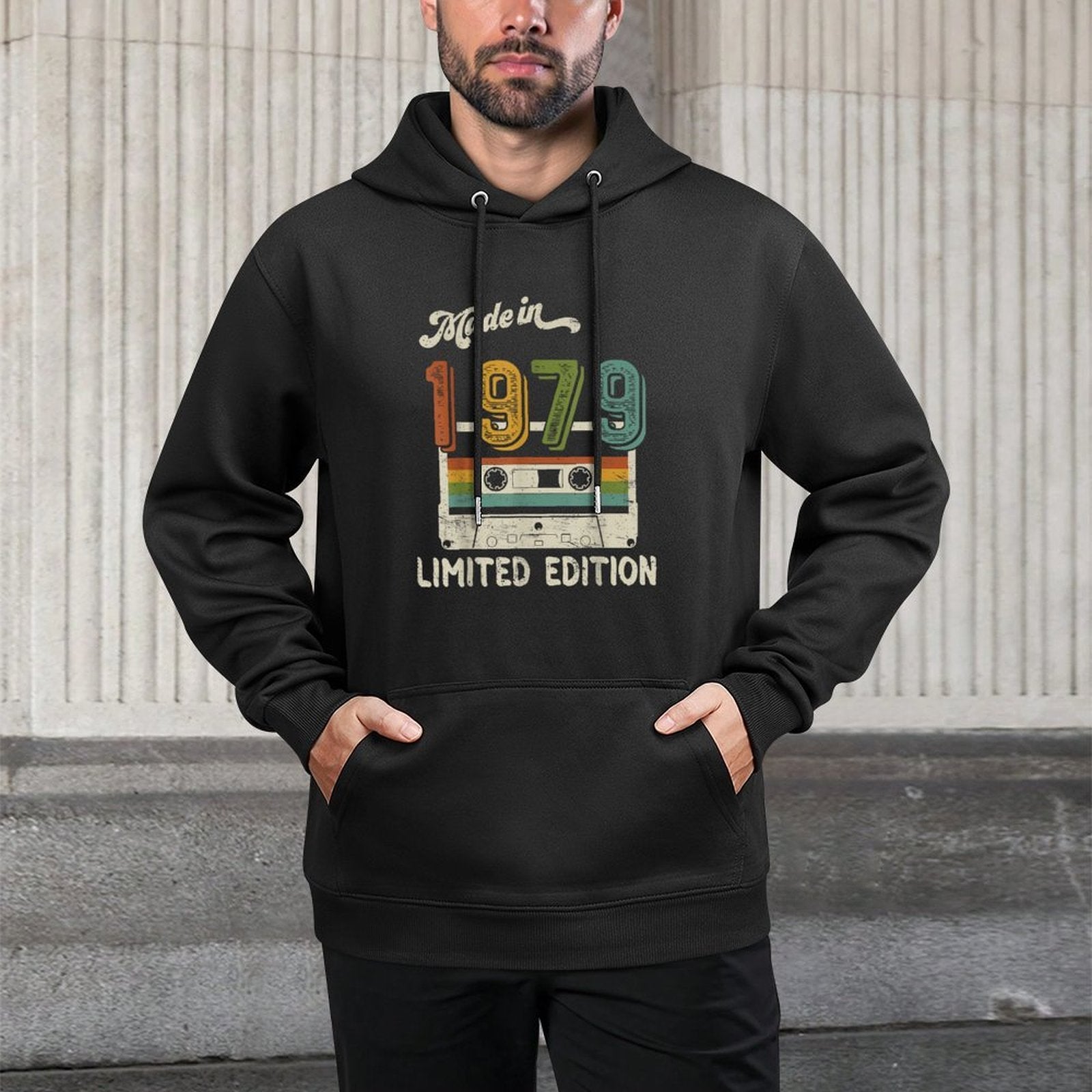 1979 Birthday Made In 1979 Limited Edition Vintage 46th Birthday Breathable Fabric Hoodie