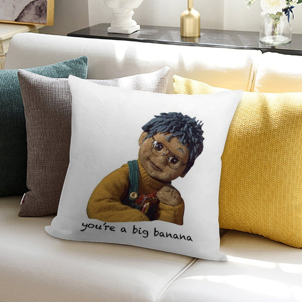 Tots Tv Tom Banana Soft Skin-Friendly Throw Pillow