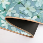 Magnolia Kobus Mint  High-Traffic Bath Mat