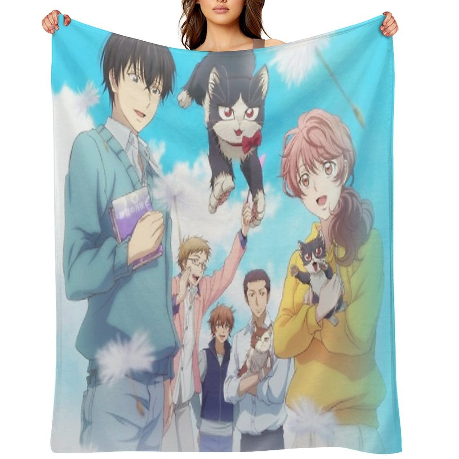 My Roommate Is A Cat Quick-dry Throw Blanket