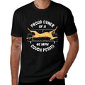 Greyhound Rescue - Proud Owner 45MPH Couch Potato  Cotton T-Shirt