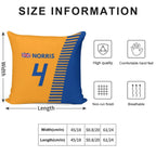 F1 2020 - #4 Norris Soft Durable Construction Throw Pillow