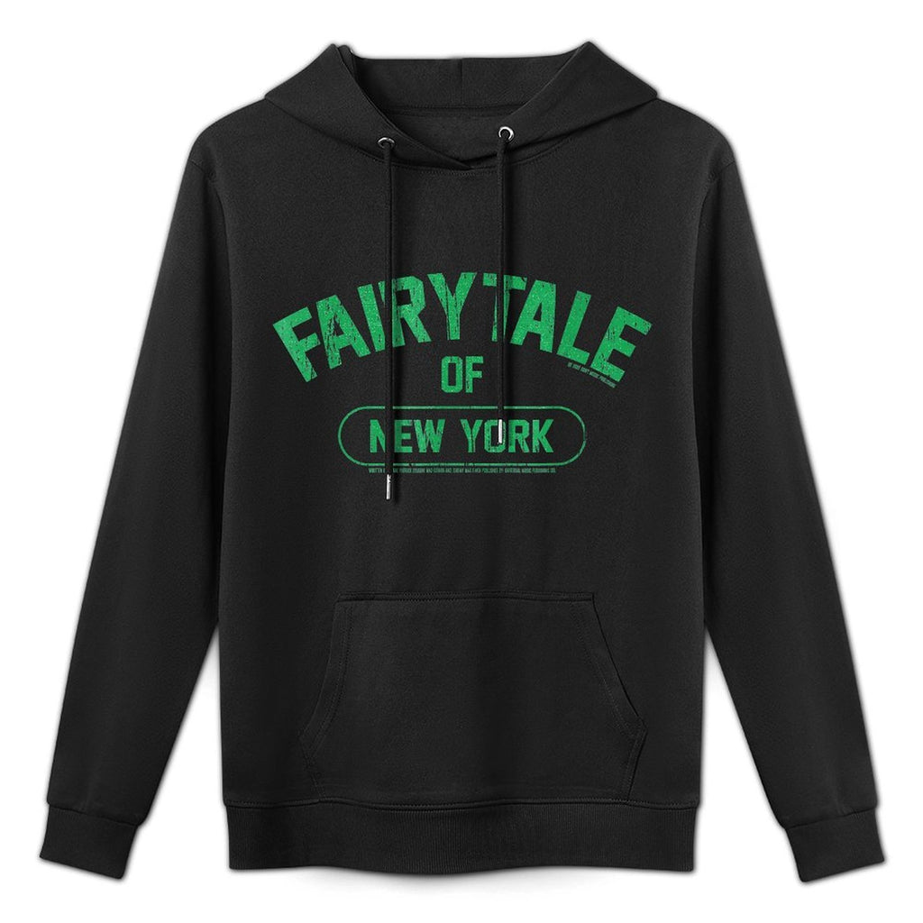 The Lyricist Unisex-Adult Christmas - Fairytale Of New York Lyric The Pogues - Black - Small - - - Polyester 100 Machine Washable Hoodie
