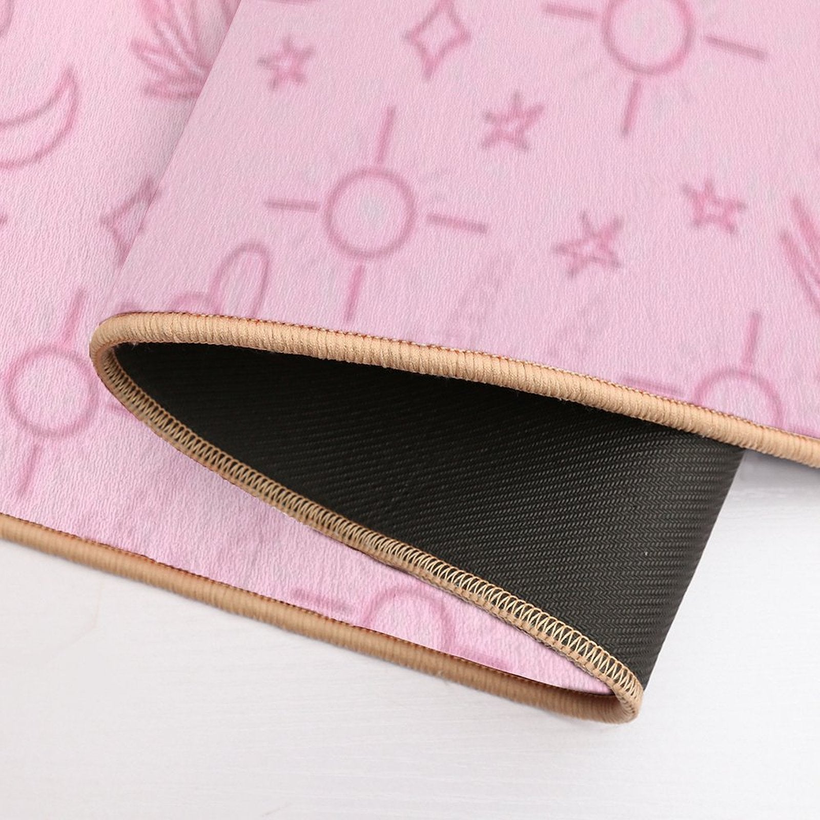 Pink Desert Pattern  Dirt-Trapping Bath Mat