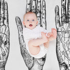 Palm Reading Shrink-resistant Throw Blanket