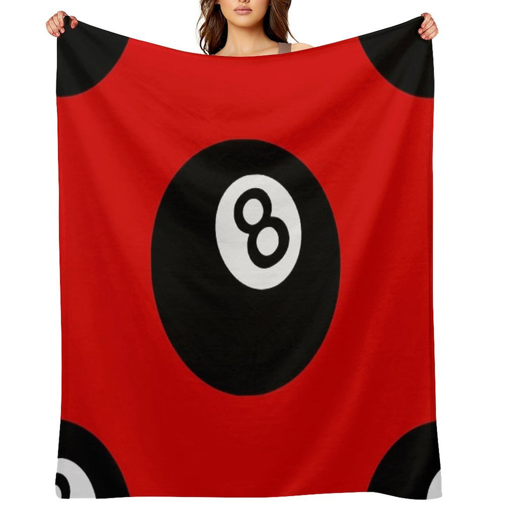 Emoji Eight Ball Quick-dry Throw Blanket