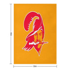 BuccaneersCity Red Quick-dry Throw Blanket