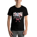 Women Third Grade Teacher Coquette Bow Elementary School  Graphic-printed T-Shirt
