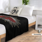 Sacred Heart of Jesus Christ Travel-friendly Throw Blanket