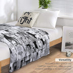 Idol Manga Collage Machine-washable Throw Blanket