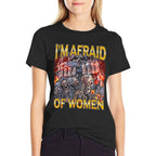 Afraid Of Women - Edgy Skeleton Bootleg Hard Skeleton Meme  Classic T-Shirt