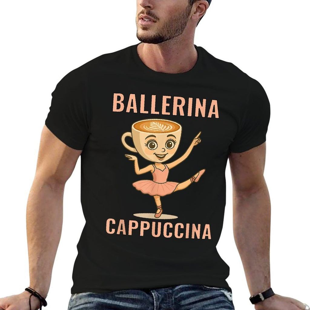 Ballerina Cappuccina Meme  Fade-proof Color T-Shirt