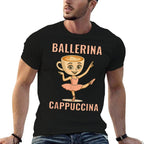 Ballerina Cappuccina Meme  Fade-proof Color T-Shirt