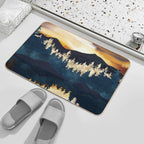 Fall Sunset  Odorless Bath Mat
