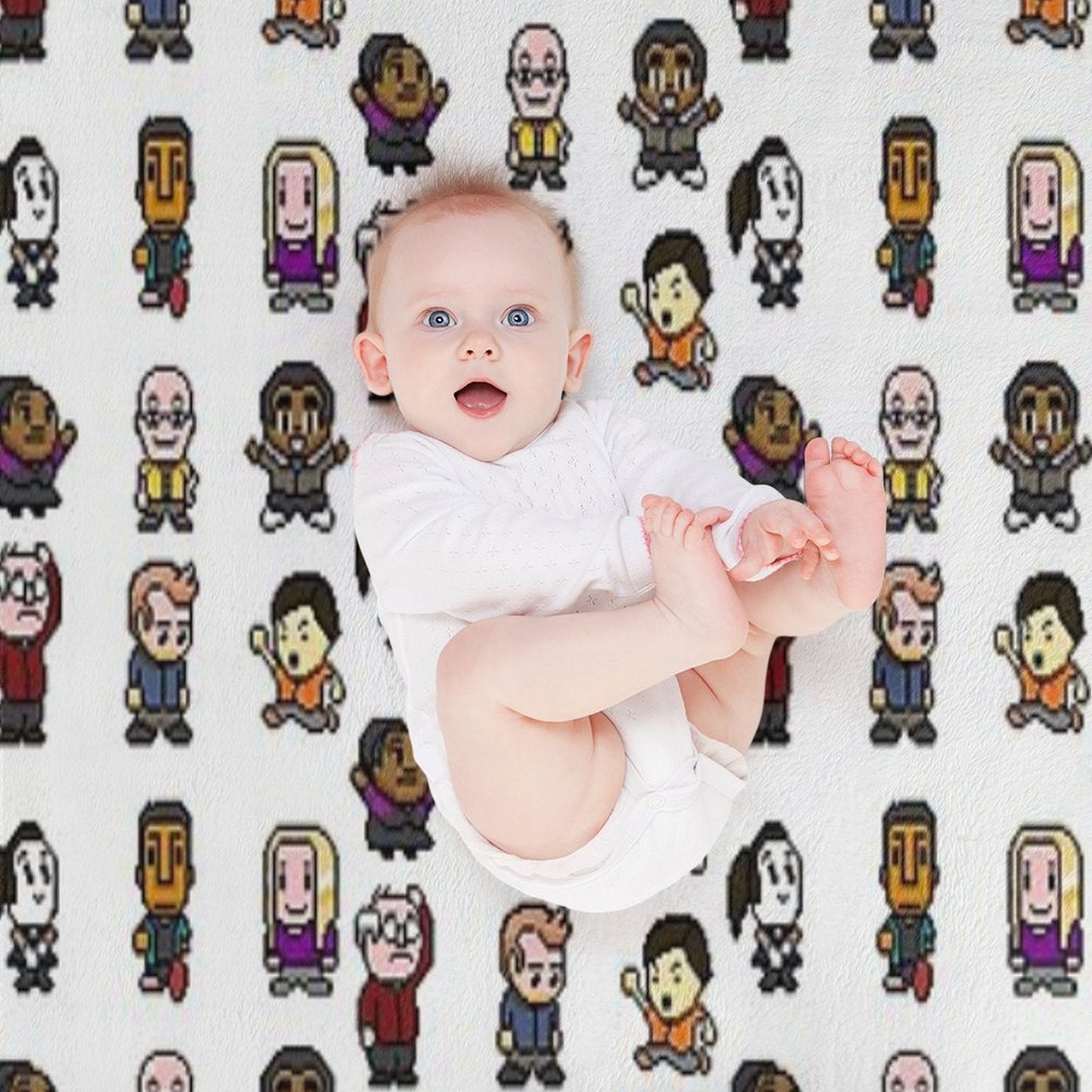 Community Bit Character Premium Throw Blanket