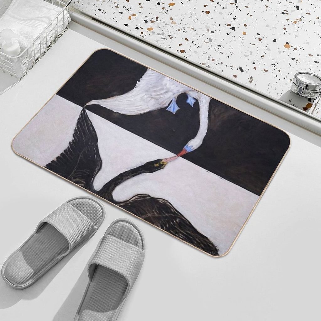 Hilma Af Klint The Swan, No. 01, Group IX-SUW  Absorbent Bath Mat
