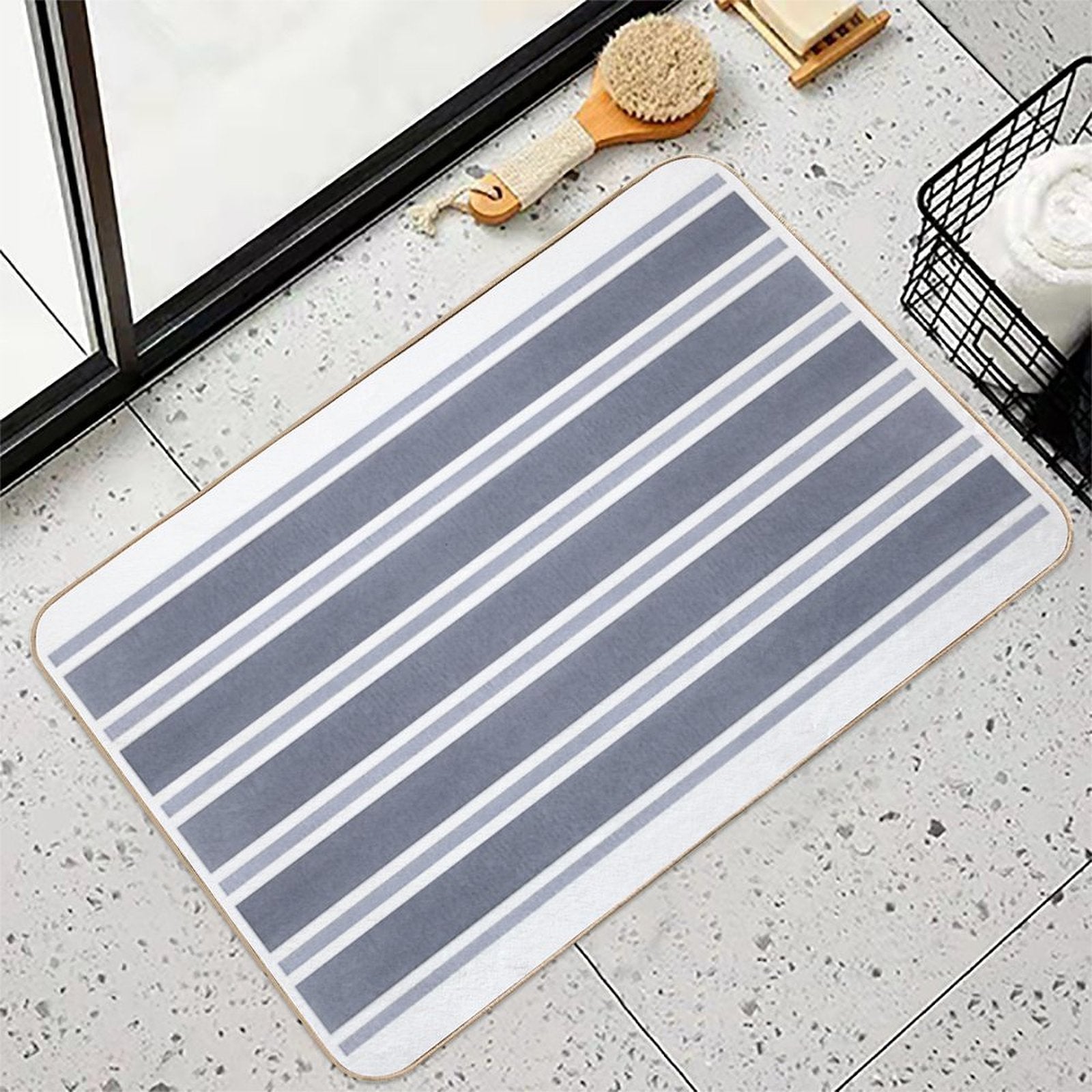 Deep Blue  Multi-Purpose Bath Mat