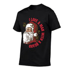 Santa - I Love A Man With A Beard  Graphic-printed T-Shirt