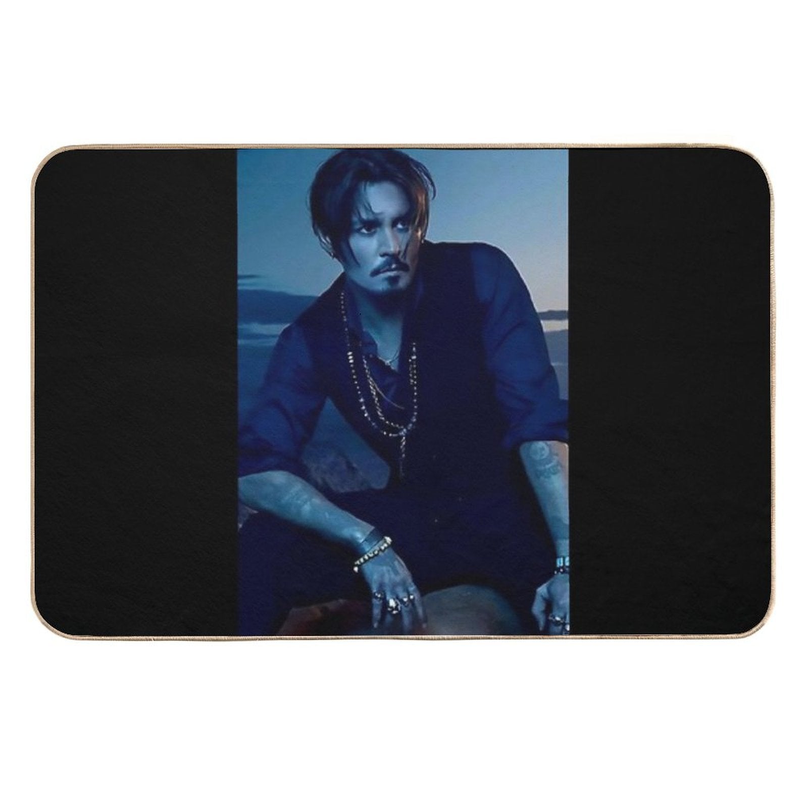 Johnny Depp Cool  Absorbent Bath Mat