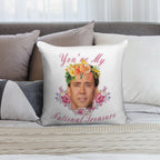 Nicolas Cage - You're My National Treasure - Nicholas Cage - Nick Cage - Nic Cage Soft Home Decor Throw Pillow