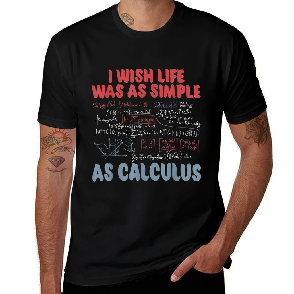 Funny Calculus Math Joke Humor Men Women Math Teachers  Oversized Silhouette T-Shirt